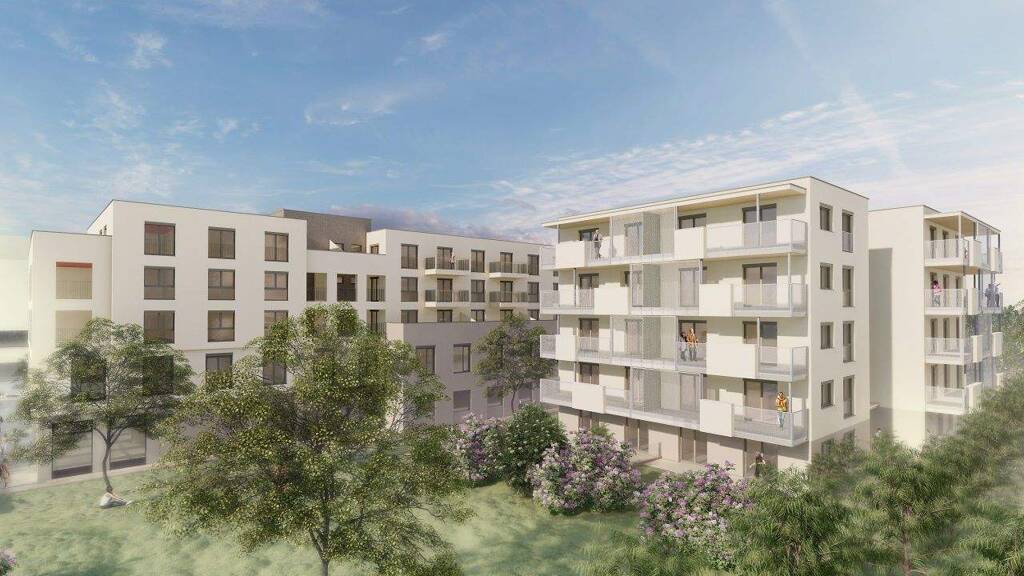 Wohnung zur Miete - Erstbezug 1.094 € 3 Zimmer 74,3 m² 2. Geschoss Bischof-Stefan-Laszlo-Straße Stg.7, TOP 8 Eisenstadt 7000