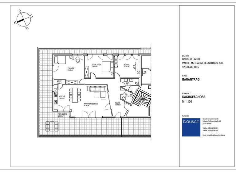 Wohn- und Geschäftshaus zur Miete provisionsfrei 2.000 € 4 Zimmer 139 m² Bürofläche Brand Aachen 52078