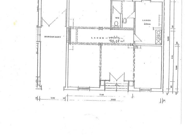 Laden zur Miete provisionsfrei 1.300 € 2 Zimmer 110 m² Verkaufsfläche West Jena 07743