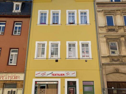 Mehrfamilienhaus zum Kauf als Kapitalanlage geeignet 99.000 € 15 Zimmer 170 m² 180 m² Grundstück Markt 26 Ronneburg 07580
