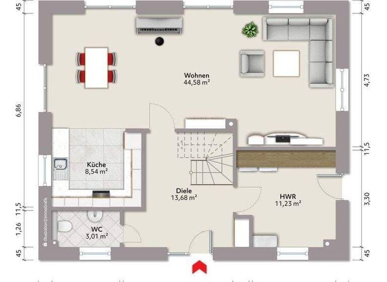 Einfamilienhaus zum Kauf 695.000 € 4 Zimmer 140,8 m² 1.325 m² Grundstück Beckedorf Seevetal 21218