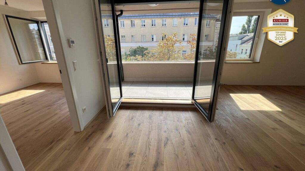 Terrassenwohnung zur Miete - Erstbezug 910 € 2 Zimmer 53,5 m² 4. Geschoss Wien 1100