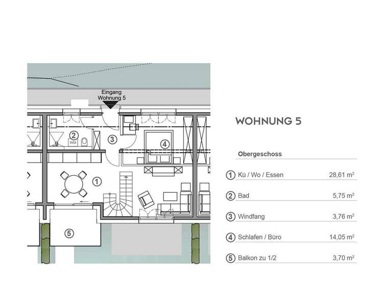 Maisonette zum Kauf provisionsfrei 669.990 € 4 Zimmer 89,8 m² 1. Geschoss frei ab sofort Grafrath 82284