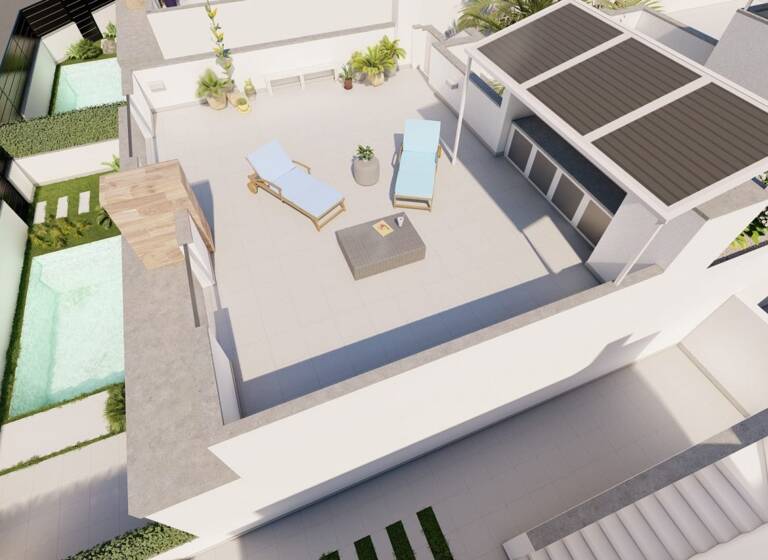 Doppelhaushälfte zum Kauf provisionsfrei 392.500 € 4 Zimmer 122 m² 200 m² Grundstück Calle Del Amanecer Torre - Pacheco 30709