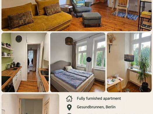 Wohnung zur Miete 900 € 2,5 Zimmer 58 m² Geschoss 1/4 frei ab 28.09.2026 Gesundbrunnen Berlin 13357