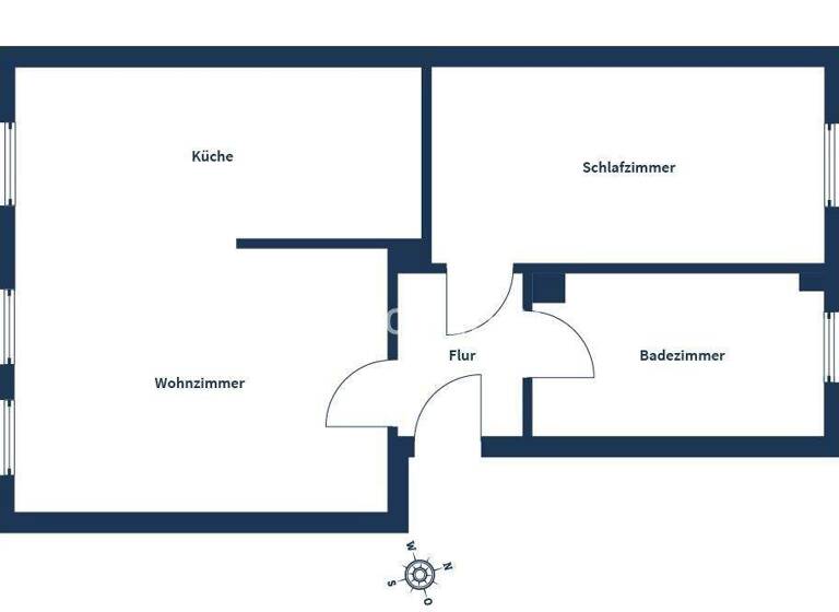 Wohnung zum Kauf 179.000 € 2 Zimmer 53 m² 2. Geschoss Sündersbühl Nürnberg 90439