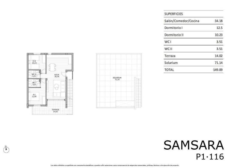 Terrassenwohnung zum Kauf provisionsfrei 249.900 € 4 Zimmer 82 m² Calle Chopin San Miguel De Salinas 03193