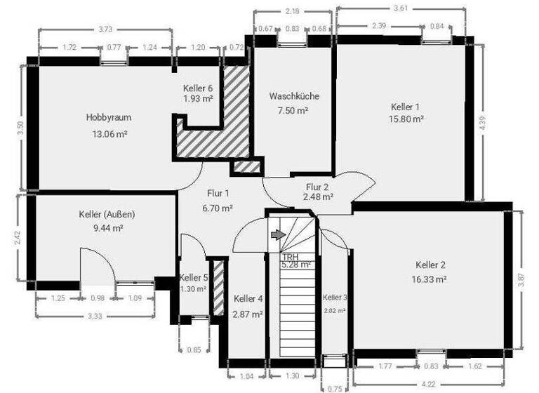 Mehrfamilienhaus zum Kauf provisionsfrei 899.000 € 12 Zimmer 341 m² 569 m² Grundstück Innenstadt Aschaffenburg 63739