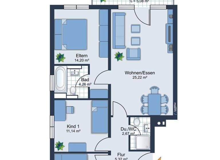 Wohnung zum Kauf 418.000 € 4 Zimmer 87,4 m² Bretzenheim Mainz 55128