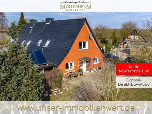 Doppelhaushälfte zum Kauf 230.000 € 4 Zimmer 118 m² 1.077 m² Grundstück Sarau Glasau / Sarau 23719