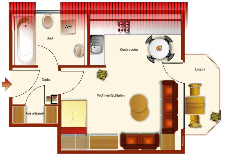 Wohnung zum Kauf als Kapitalanlage geeignet 97.000 € 1 Zimmer 27,9 m²<br/>Wohnfläche Lauf links Lauf 91207