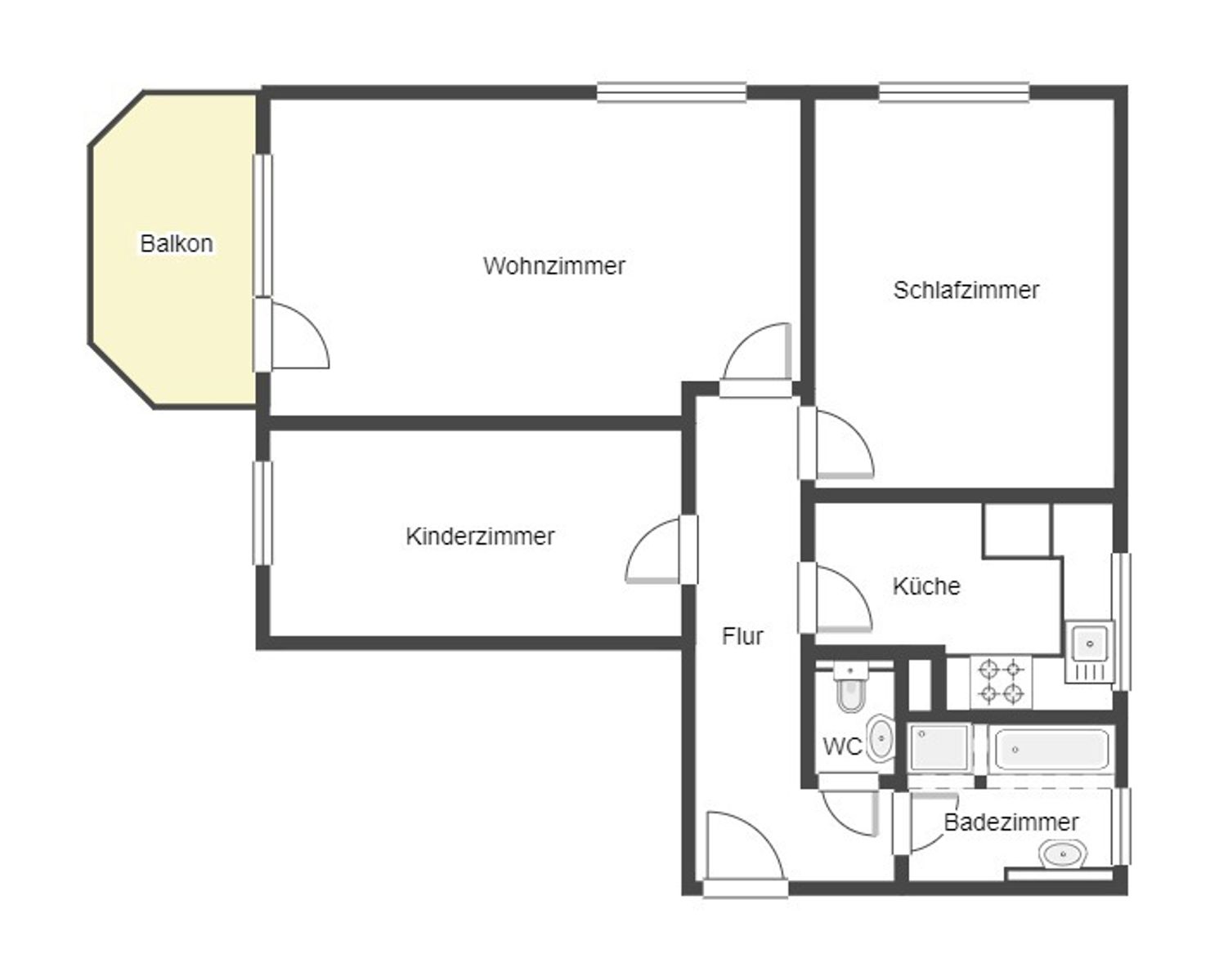 Immobilie zum Kauf als Kapitalanlage geeignet 265.000 € 3 Zimmer 79 m²<br/>Fläche Oberriexingen 71739