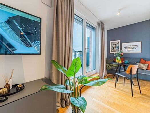 Wohnung zur Miete 1.659 € 1 Zimmer 36 m² frei ab sofort Gallus Frankfurt am Main 60327