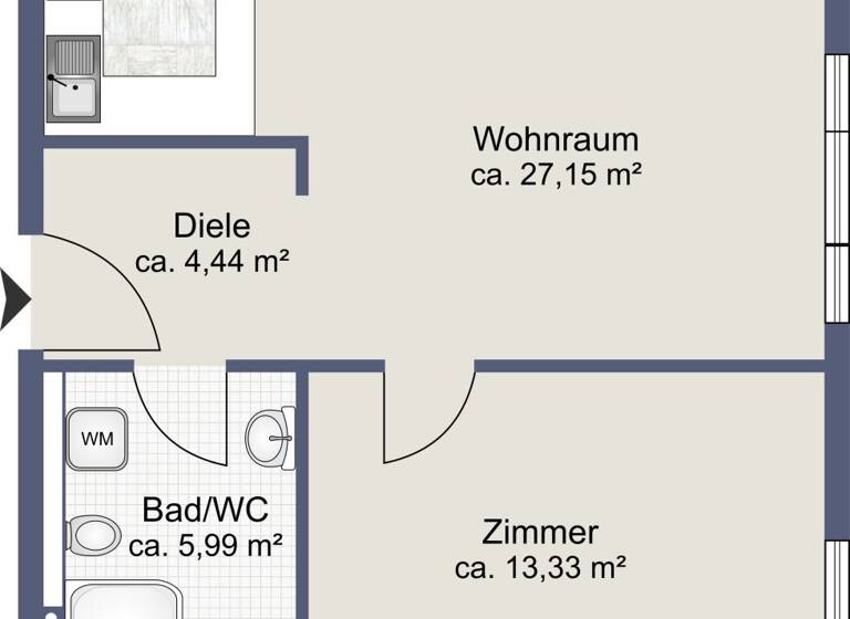 Wohnung zum Kauf 258.000 € 2 Zimmer Korneuburg 2100