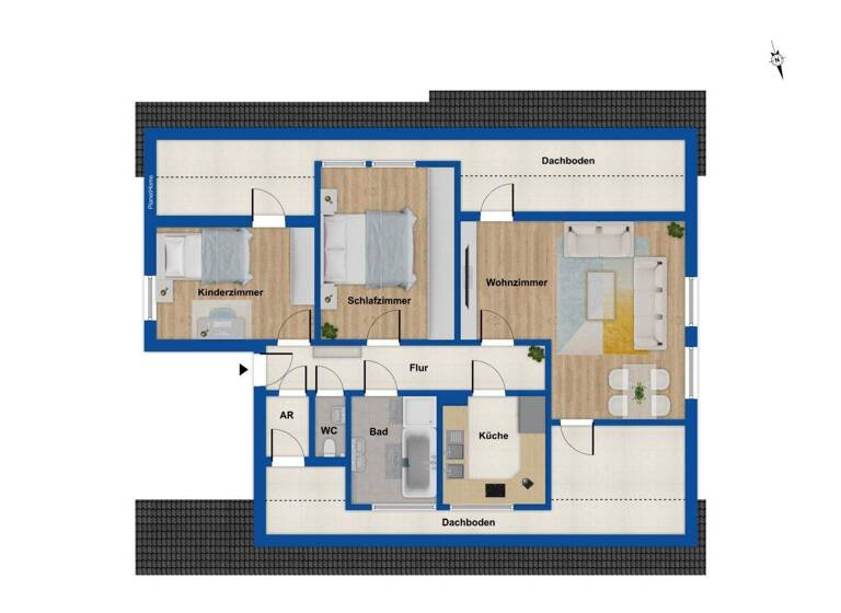 Wohnung zum Kauf 219.000 € 3 Zimmer 74 m² Büchenbach Erlangen 91056