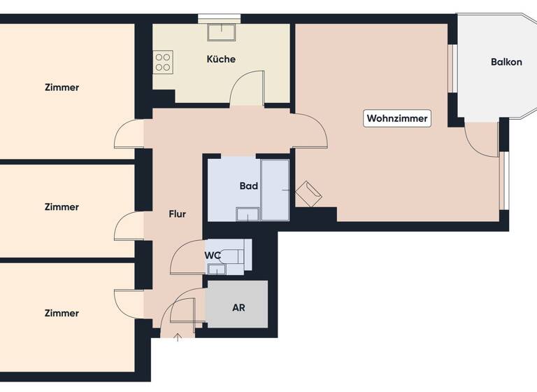 Wohnung zum Kauf 310.000 € 4 Zimmer 84,7 m² 2. Geschoss Bundesstraße 103c Lauterach 6923