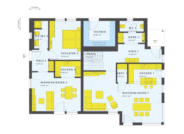 Haus zum Kauf 996.373 € 8 Zimmer 230 m² 706 m² Grundstück Grab Großerlach 71577
