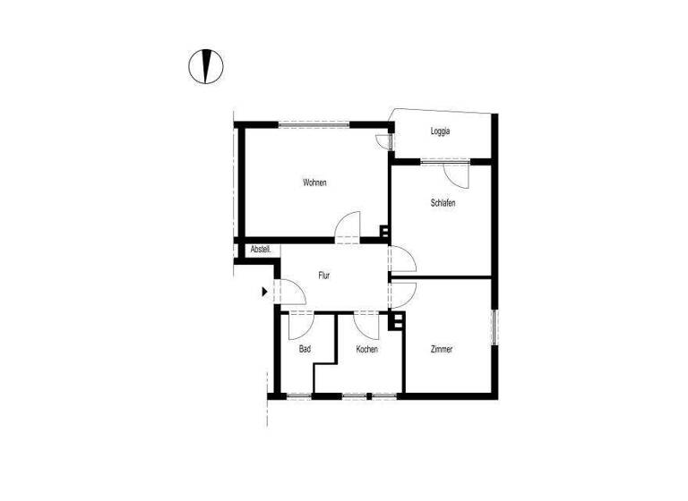 Wohnung zur Miete 355 € 3 Zimmer 67 m² EG Brockhauser Weg 59 Gevelndorf Lüdenscheid 58507