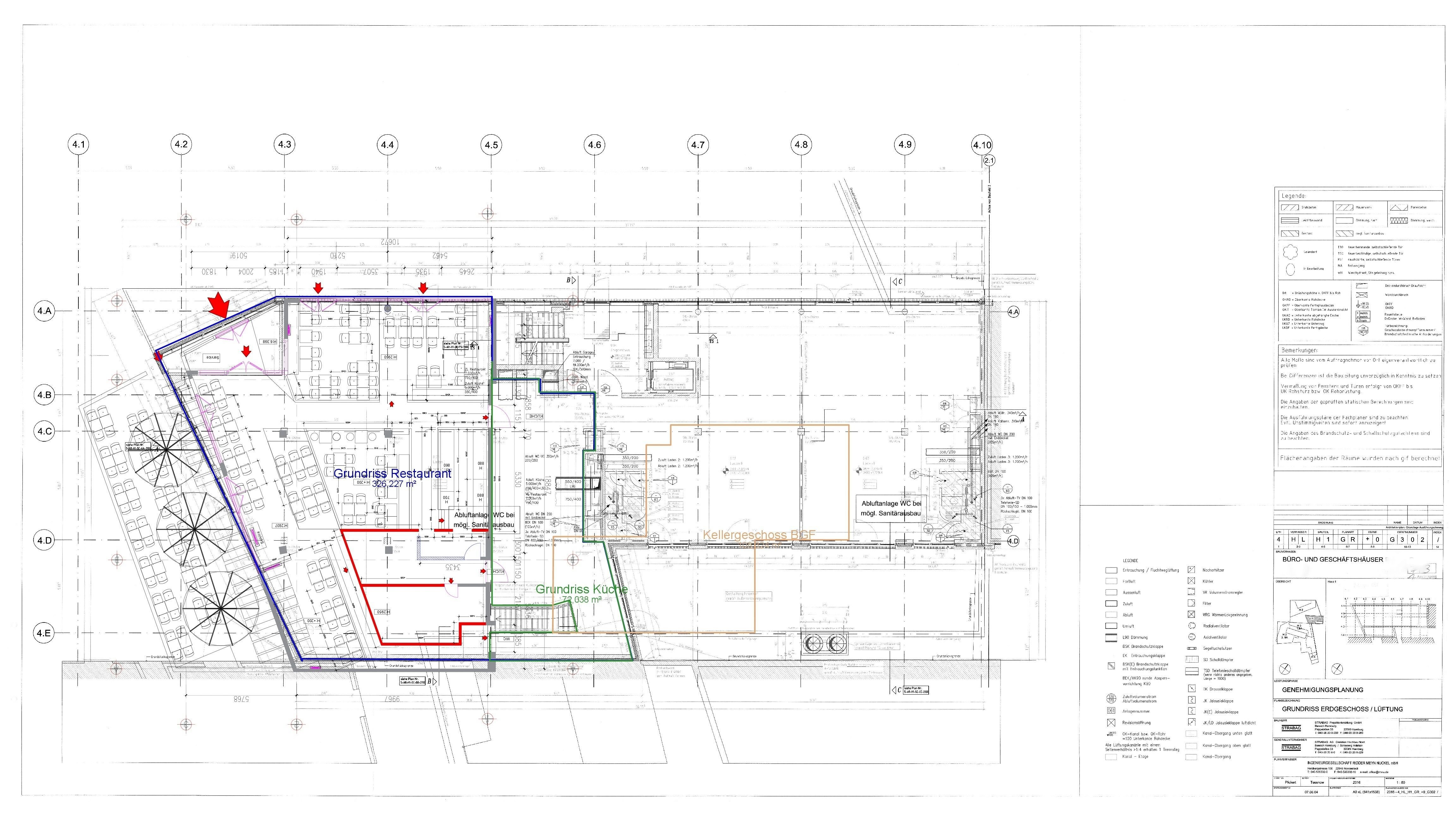 Restaurant zur Miete 9.768 € 355 m²<br/>Gastrofläche Hoheluft - Ost Hamburg 20251