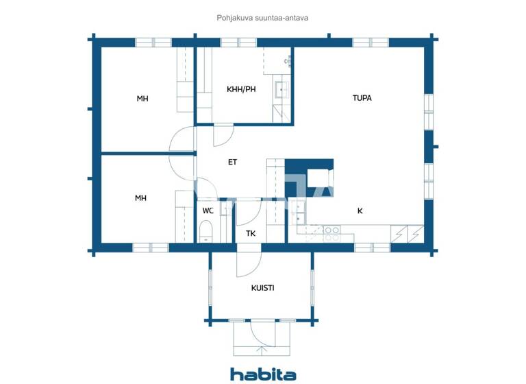 Einfamilienhaus zum Kauf 249.000 € 3 Zimmer 90 m² 22.770 m² Grundstück Kaapelintie 282 Valkeakoski 37600