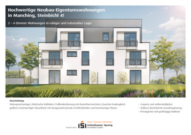 Wohnung zum Kauf 379.000 € 3 Zimmer 66,6 m² 2. Geschoss Steinbichl 4 Manching Manching 85077