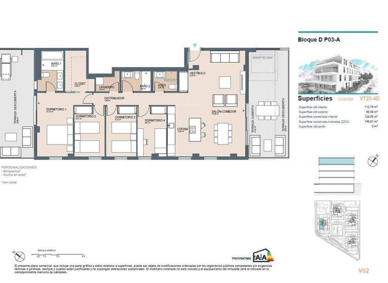 Penthouse zum Kauf provisionsfrei 833.000 € 5 Zimmer 149 m² Avenida de Barcelona Benicassim 12560