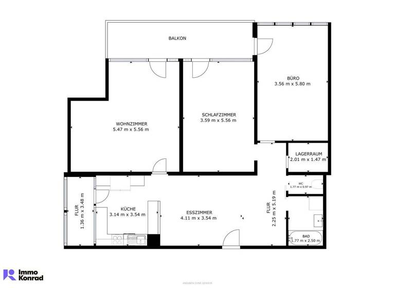 Wohnung zum Kauf 560.000 € 3,5 Zimmer 117 m² 6. Geschoss Wilten Innsbruck 6020