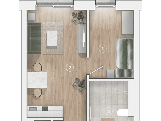Wohnung zur Miete 1,5 Zimmer 37 m² frei ab sofort Lerchenweg 3 Haldensleben 39340