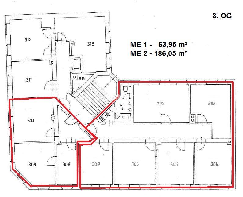 Bürofläche zur Miete provisionsfrei 5,90 € 250 m²<br/>Bürofläche ab 64 m²<br/>Teilbarkeit Zentrum 011 Chemnitz 09111