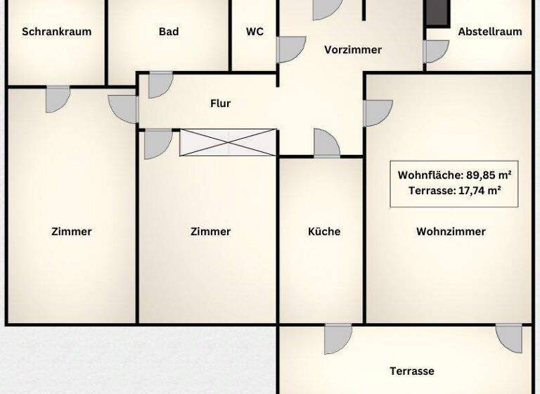 Wohnung zum Kauf 550.000 € 3 Zimmer 89,9 m² EG Paul-Ehrlich-Gasse Wien 1190
