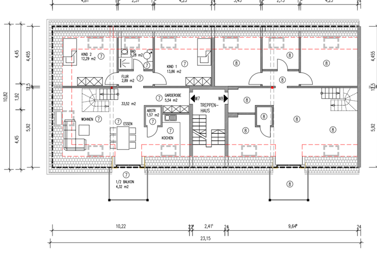 Maisonette zum Kauf - Erstbezug provisionsfrei 469.800 € 4 Zimmer 101 m² frei ab sofort Weismark-Feyen Trier 54294