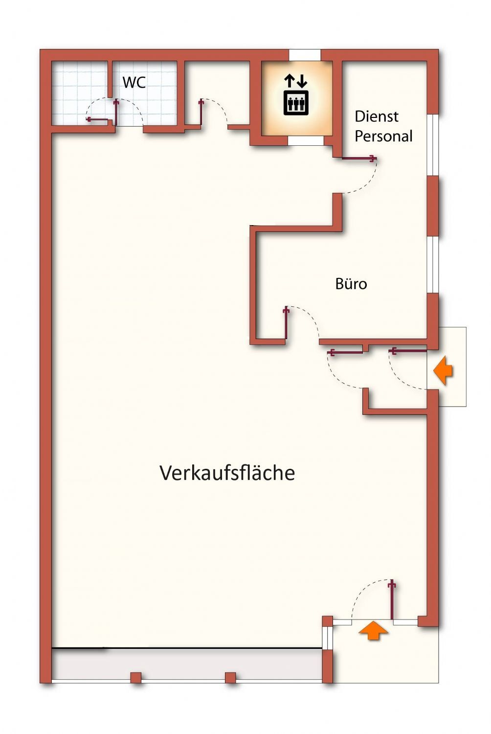 Laden zur Miete 985 € 4 Zimmer 114 m²<br/>Verkaufsfläche Sundern Sundern 59846