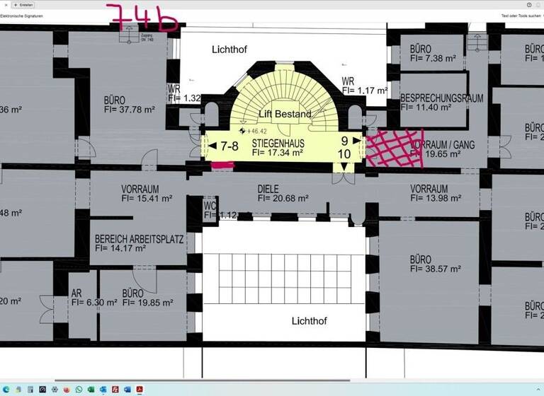 Bürofläche zur Miete 10 € 418 m² Bürofläche teilbar ab 210 m² Wien 1070
