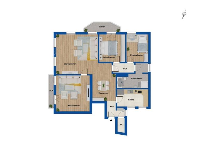 Wohnung zum Kauf 209.000 € 4 Zimmer 115 m² 2. Geschoss Barmen Wuppertal 42283