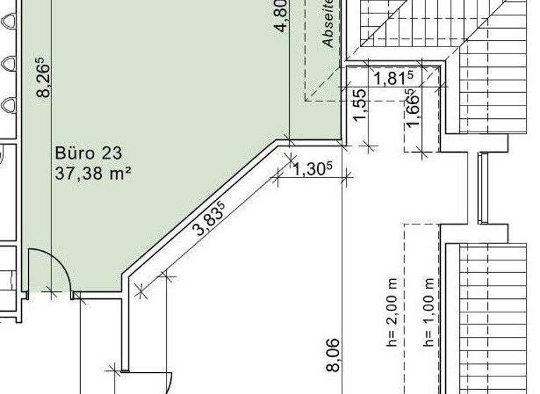 Bürofläche zur Miete provisionsfrei 1.520 € 2 Zimmer 84 m² Bürofläche Todtglüsingen Tostedt 21255