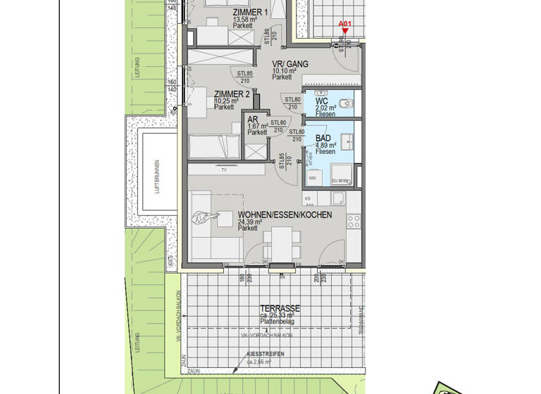 Wohnung zum Kauf 482.600 € 3 Zimmer 67,4 m² Waltendorf Graz 8010