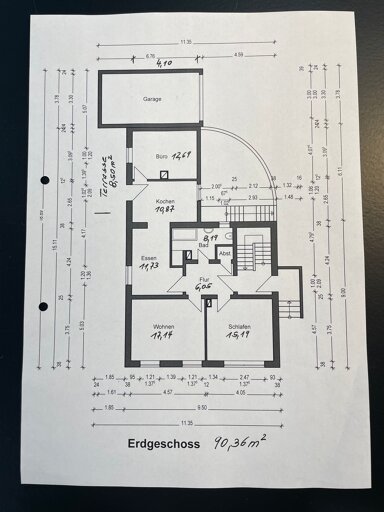 Terrassenwohnung zur Miete 850 € 3 Zimmer 90,4 m² EG Am Kändelchen 40 Pfalzel 2 Trier 54293