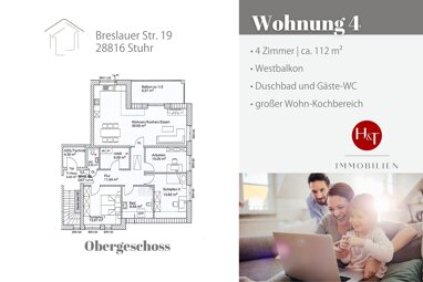 Wohnung zum Kauf provisionsfrei 419.000 € 4 Zimmer 112 m² Heiligenrode Stuhr 28816