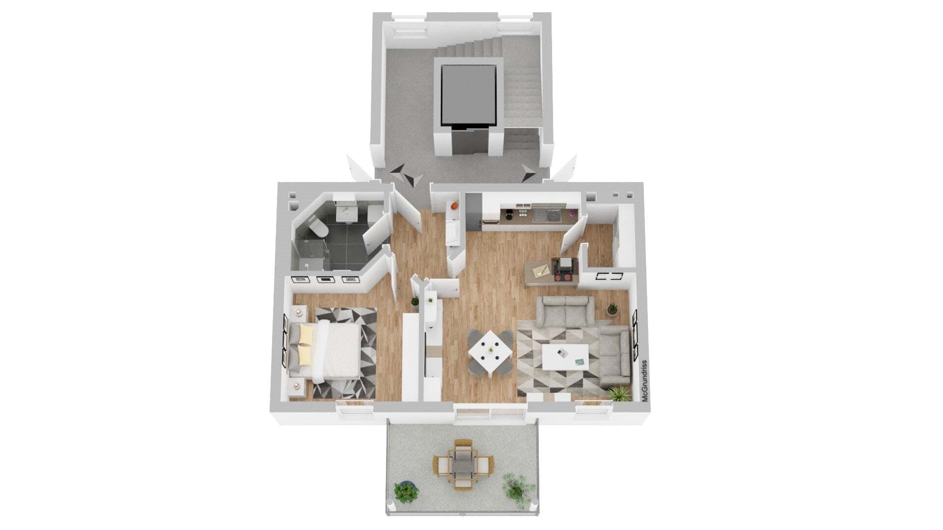 Wohnung zum Kauf provisionsfrei 223.730 € 2 Zimmer 59,7 m²<br/>Wohnfläche Vohenstrauß Vohenstrauß 92648