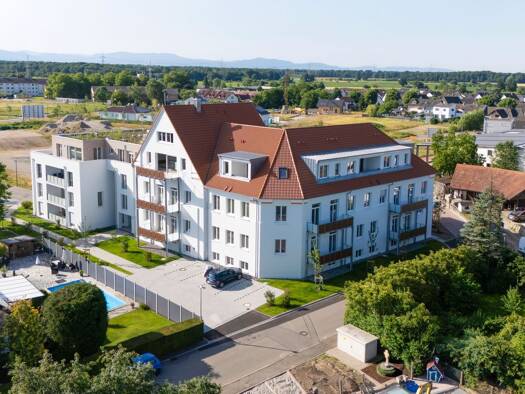 Wohnung zum Kauf - Neubau provisionsfrei 498.500 € 4 Zimmer 116,7 m² 1. Geschoss frei ab sofort Bleichstraße 14 Freistett Rheinau 77866