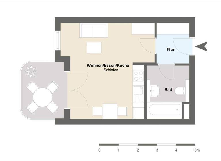 Studio zum Kauf 274.050 € 1 Zimmer 36,5 m² Unterhaching 82008