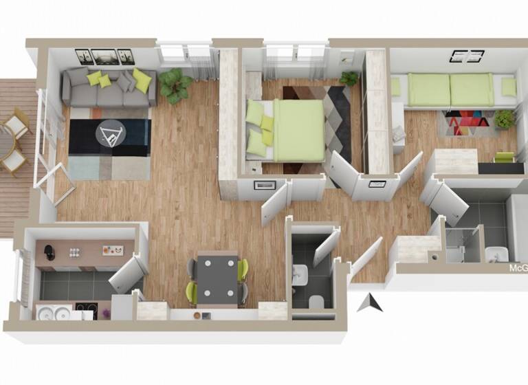 Wohnung zum Kauf 269.000 € 3,5 Zimmer 72,6 m² Oberstenfeld 71720