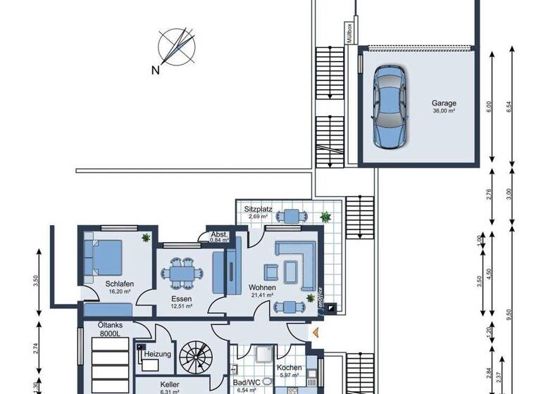 Mehrfamilienhaus zum Kauf 495.000 € 11 Zimmer 230 m² 1.020 m² Grundstück Gurtweil Waldshut-Tiengen / Gurtweil 79761