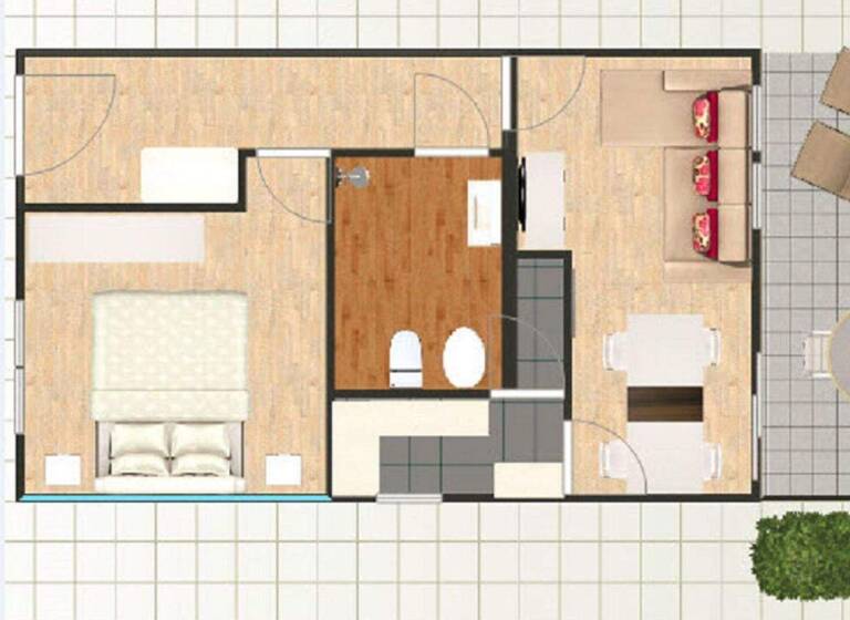 Wohnung zum Kauf provisionsfrei 195.000 € 2 Zimmer 56 m² Birdieweg 1 Hohen Wieschendorf 23968