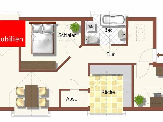 Wohnung zur Miete 550 € 3 Zimmer 87 m² Steinbach-Hallenberg Steinbach-Hallenberg 98587