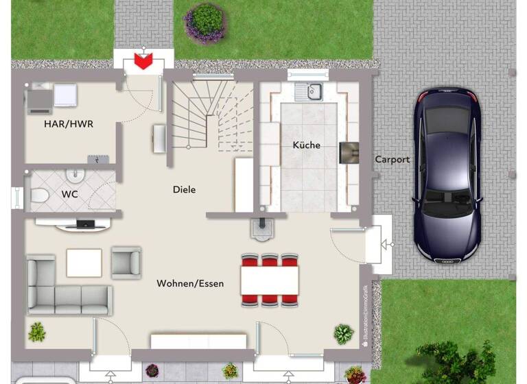 Einfamilienhaus zum Kauf 530.000 € 3 Zimmer 117 m² 888 m² Grundstück Wachstein Theilenhofen 91741