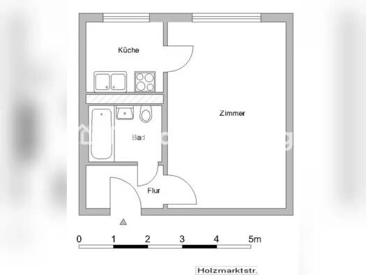 Wohnung zur Miete nur mit Wohnberechtigungsschein Tauschwohnung 276 € 1 Zimmer 30 m² 5. Geschoss Moabit Berlin 10179