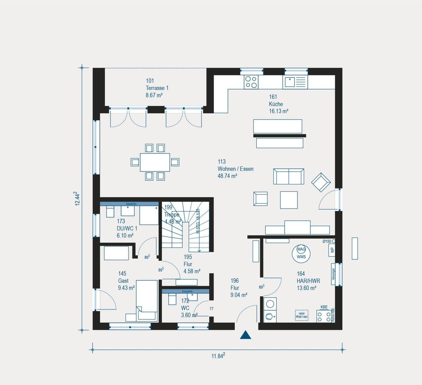 Immobilie in Peiting - Exklusive Villa in Peiting - Individuell geplant, modern ausgestattet - Bild 1
