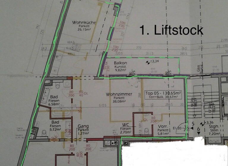 Terrassenwohnung zum Kauf provisionsfrei 1.375.000 € 6 Zimmer 130,7 m² 1. Geschoss Wien 1130