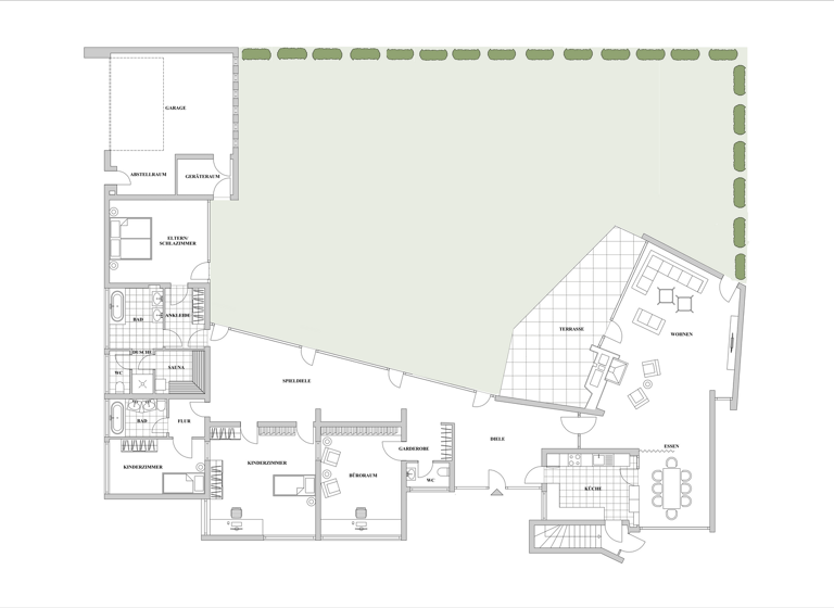 Bungalow zum Kauf 3.490.000 € 6 Zimmer 230 m² 1.080 m² Grundstück Niederkassel Düsseldorf 40547